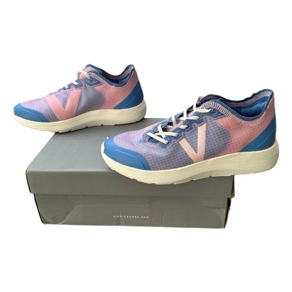 Vionic Celeste Azure Light Blue and Pink Sneakers Shoes Women’s Size 7.5 - Picture 4 of 9